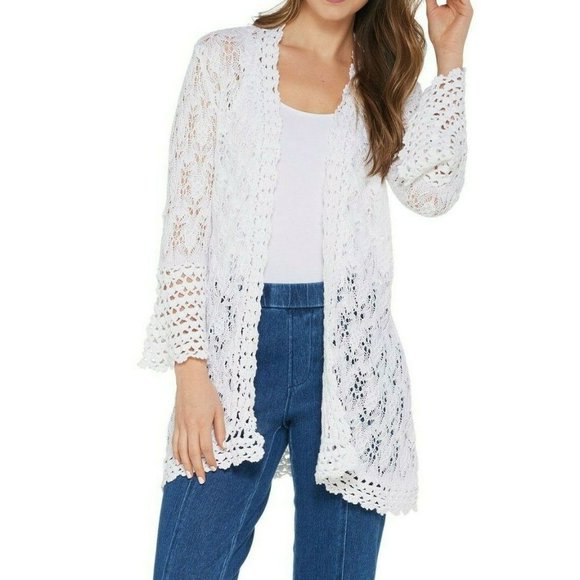 M Isaac Mizrahi Bell Sleeve Cardigan 